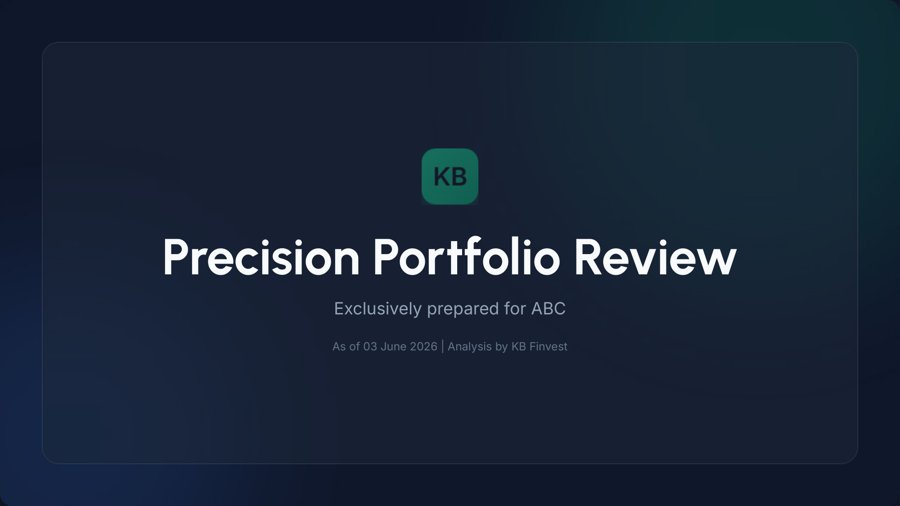Precision Portfolio Review cover preview